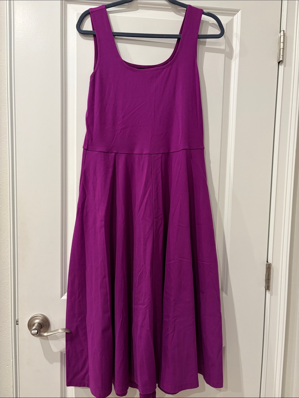 Alfani Sleeveless Midi Dress in Bright Purple